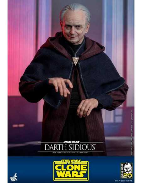 es::Star Wars: The Clone Wars Figura 1/6 Darth Sidious Hot Toys