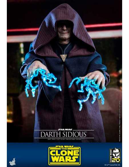 es::Star Wars: The Clone Wars Figura 1/6 Darth Sidious Hot Toys