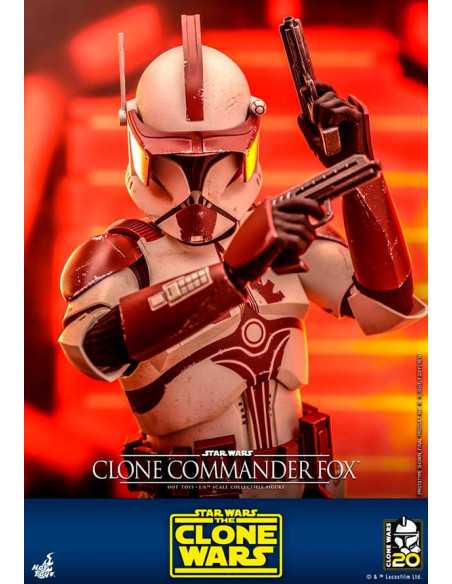es::Star Wars: The Clone Wars Figura 1/6 Commander Fox Hot Toys