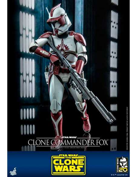 es::Star Wars: The Clone Wars Figura 1/6 Commander Fox Hot Toys