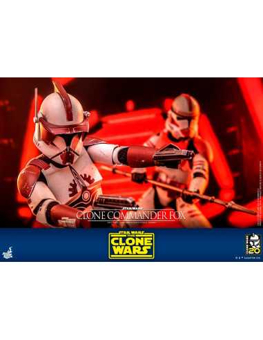 es::Star Wars: The Clone Wars Figura 1/6 Commander Fox Hot Toys