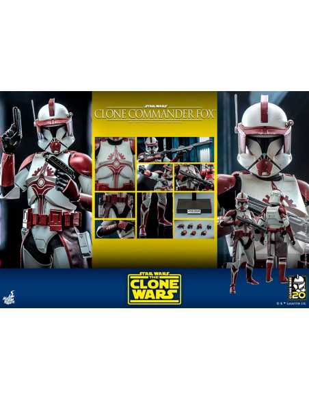 es::Star Wars: The Clone Wars Figura 1/6 Commander Fox Hot Toys