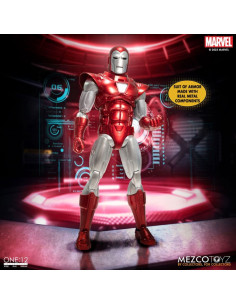 es::Marvel Figura 1/12 Iron Man (Silver Centurion Edition) One:12 Collective 16 cm