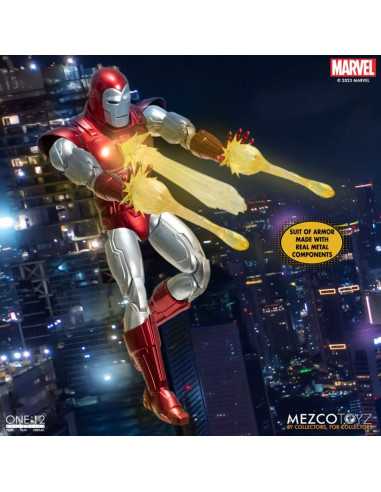 es::Marvel Figura 1/12 Iron Man (Silver Centurion Edition) One:12 Collective 16 cm