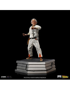 es::Regreso al Futuro I Estatua 1/10 Art Scale Doc Brown 22 cm 2