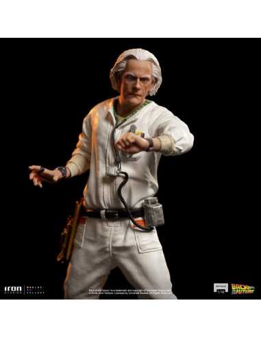 es::Regreso al Futuro I Estatua 1/10 Art Scale Doc Brown 22 cm