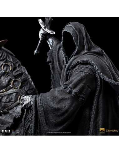 es::El Señor de los Anillos Estatua 1/10 Deluxe Art Scale Nazgul on Horse 42 cm