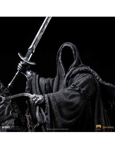 es::El Señor de los Anillos Estatua 1/10 Deluxe Art Scale Nazgul on Horse 42 cm