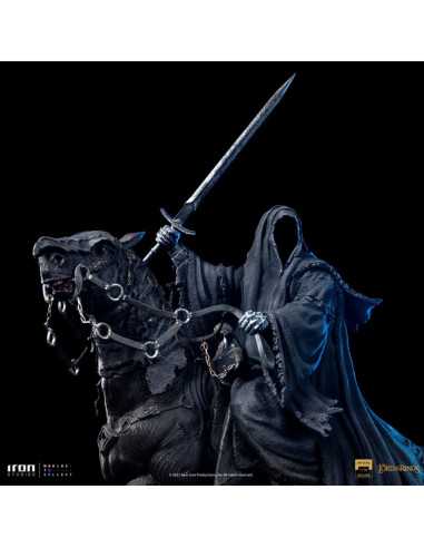 es::El Señor de los Anillos Estatua 1/10 Deluxe Art Scale Nazgul on Horse 42 cm