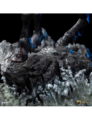 es::El Señor de los Anillos Estatua 1/10 Deluxe Art Scale Nazgul on Horse 42 cm