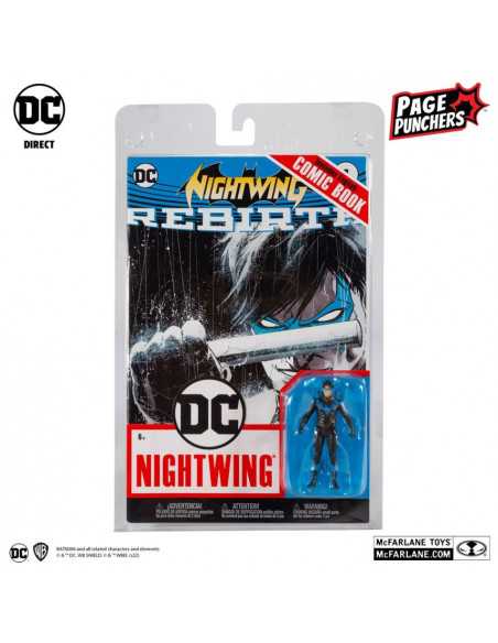 es::DC Page Punchers Figura & Cómic Nightwing (DC Rebirth) 8 cm