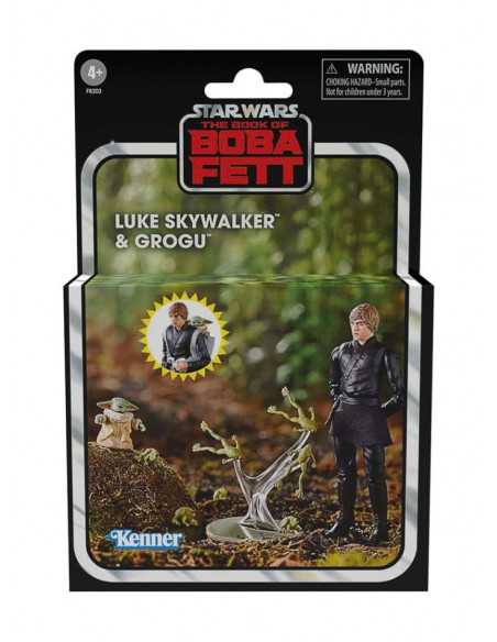 es::Star Wars: The Book of Boba Fett Vintage Collection Figuras Luke Skywalker & Grogu 10 cm