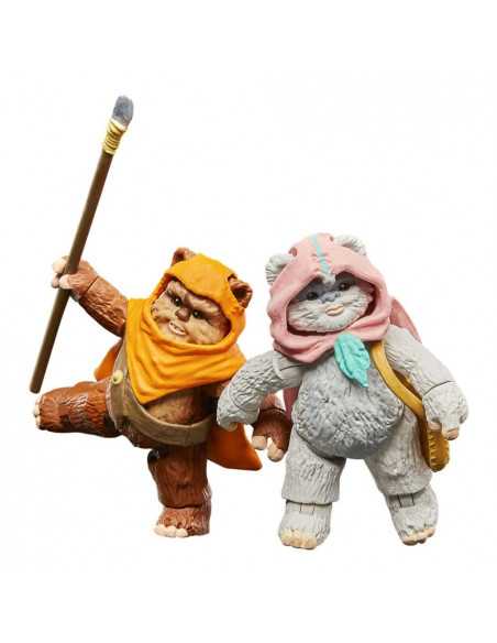 es::Star Wars: Ewoks Vintage Collection Figuras Wicket W Warrick & Kneesaa 10 cm