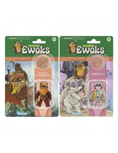 es::Star Wars: Ewoks Vintage Collection Figuras Wicket W Warrick & Kneesaa 10 cm