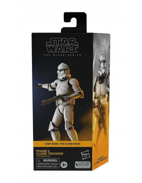 es::Star Wars The Clone Wars Black Series Figura Phase II Clone Trooper 15 cm