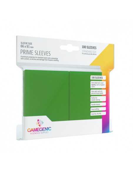 es::Pack Prime Sleeves Green (100 fundas)