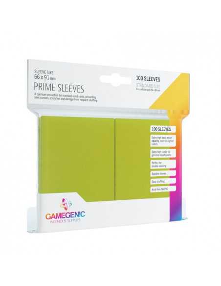 es::Pack Prime Sleeves Lime (100 fundas)