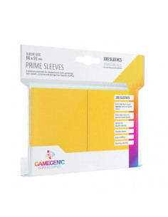 es::Pack Prime Sleeves Yellow (100 fundas)