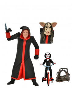 es::Saw Toony Terrors Figuras Jigsaw Killer & Billy Tricycle Boxed Set 15 cm