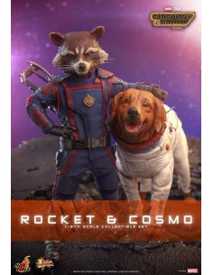 es::Guardianes de la Galaxia Vol. 3 Figuras 1/6 Rocket & Cosmo Hot Toys 16 cm