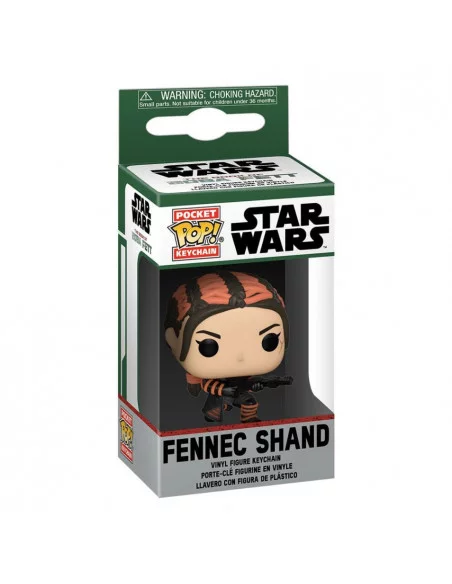 es::Star Wars The Book of Boba Fett Llavero Pocket POP! Fennec Shand 4 cm