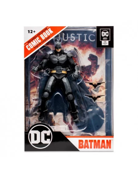es::DC Page Punchers Gaming Figura & Cómic Batman (Injustice 2) 18 cm