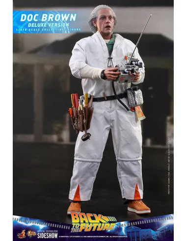 es::Regreso al futuro Figura 1/6 Doc Brown Deluxe Version Hot Toys 30 cm