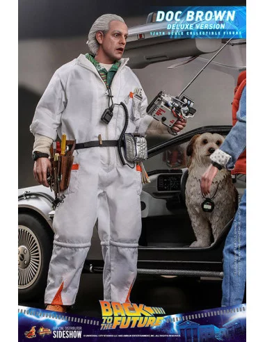 es::Regreso al futuro Figura 1/6 Doc Brown Deluxe Version Hot Toys 30 cm