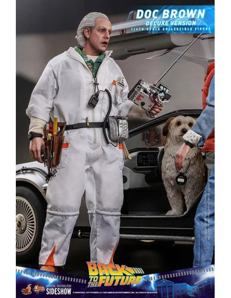 es::Regreso al futuro Figura 1/6 Doc Brown Deluxe Version Hot Toys 30 cm