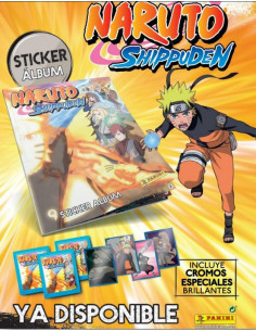 es::Naruto Shippuden Starter Pack (Álbum + 4 sobres)