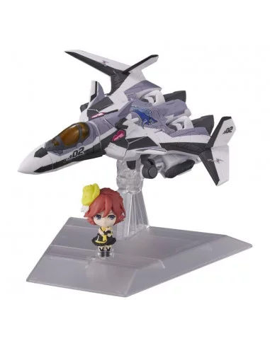 es::Macross Delta Vehículo con Figura Tiny Session VF-31F Siegfried (Messer Ihlefeld Use) with Kaname Buccaneer 10 cm