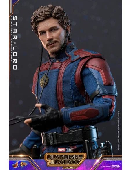 es::Guardianes de la Galaxia Vol. 3 Figura 1/6 Star-Lord Hot Toys 31 cm
