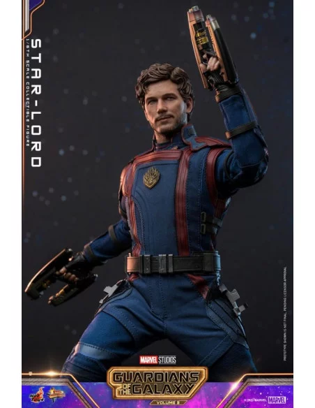 es::Guardianes de la Galaxia Vol. 3 Figura 1/6 Star-Lord Hot Toys 31 cm