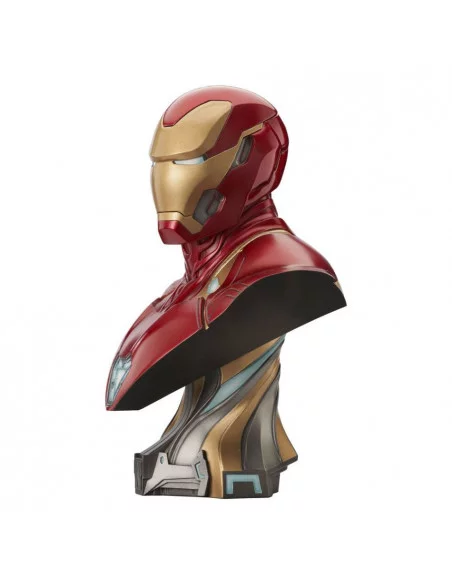 es::EMBALAJE DAÑADO Vengadores: Infinity War Legends in 3D Busto 1/2 Iron Man MK50 25 cm
