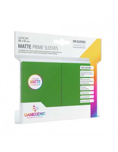 es::Pack Matte Prime Sleeves Green (100 fundas)