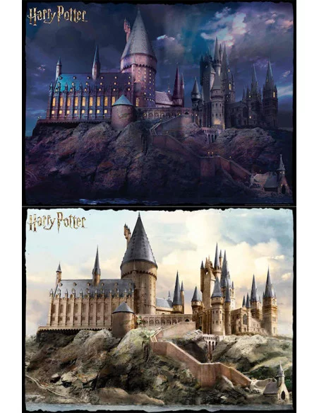 es::Harry Potter Puzle Para rascar Hogwarts Día y noche 500 piezas
