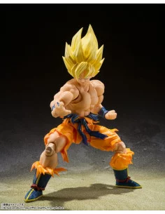 es::Dragon Ball FighterZ Figura S.H. Figuarts Super Saiyan Son Goku - Legendary Super Saiyan - 14 cm