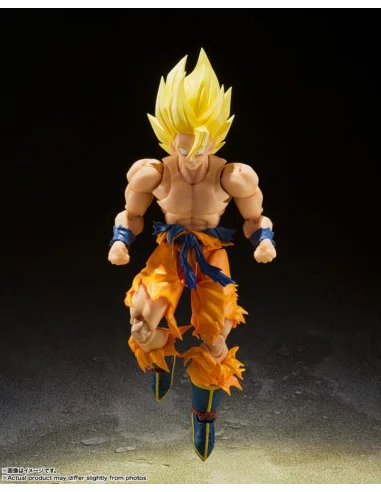 es::Dragon Ball FighterZ Figura S.H. Figuarts Super Saiyan Son Goku - Legendary Super Saiyan - 14 cm