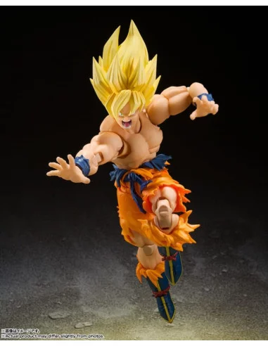 es::Dragon Ball FighterZ Figura S.H. Figuarts Super Saiyan Son Goku - Legendary Super Saiyan - 14 cm