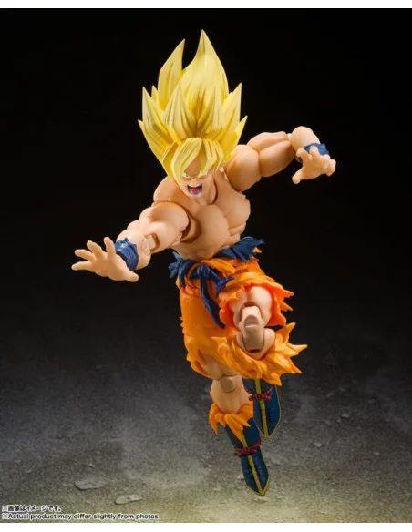 es::Dragon Ball FighterZ Figura S.H. Figuarts Super Saiyan Son Goku - Legendary Super Saiyan - 14 cm