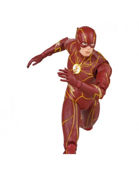 es::DC The Flash Movie Figura The Flash (Speed Force Variant) (Gold Label) 18 cm