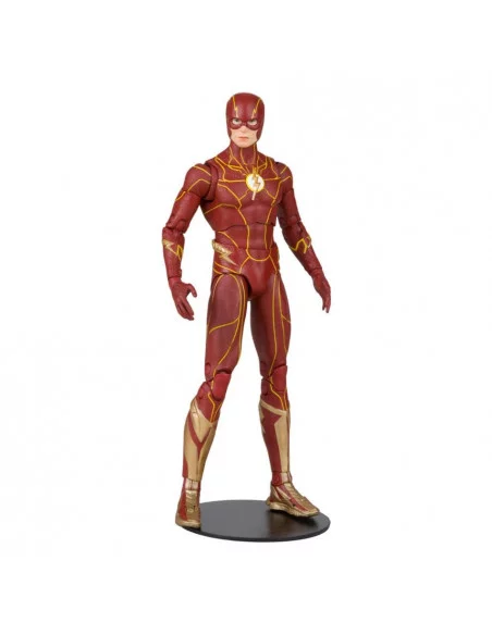 es::DC The Flash Movie Figura The Flash (Speed Force Variant) (Gold Label) 18 cm
