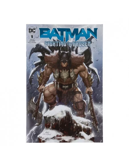 es::DC Black Adam Page Punchers Figura & Cómic Batman (Batman: Fighting The Frozen Comic) 18 cm