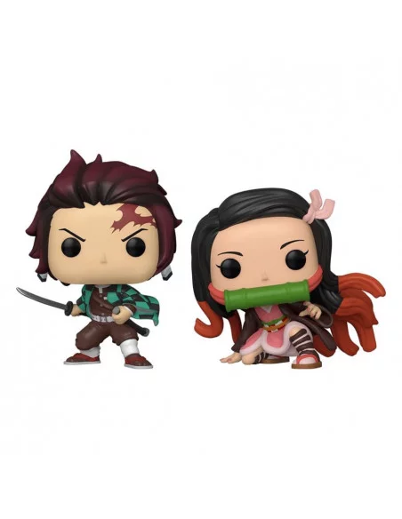 es::Demon Slayer Funko POP! Pack de 2 Figuras Tanjiro & Nezuko 9 cm