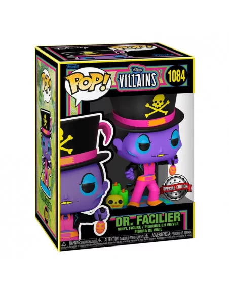 es::Disney Villains Funko POP! Dr. Facillier (Blacklight) 9 cm