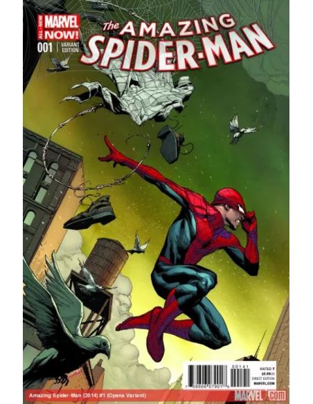 es::The Amazing Spider-man 1 (2014) 1:75 Jerome Opena variant - Marvel Comics USA
