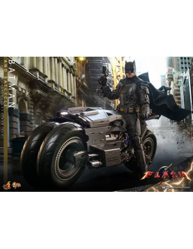 es::The Flash Set de figuras 1/6 Batman & Batcycle Hot Toys 30 cm