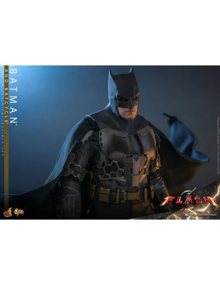 es::The Flash Set de figuras 1/6 Batman & Batcycle Hot Toys 30 cm 