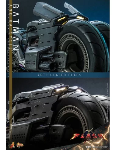 es::The Flash Set de figuras 1/6 Batman & Batcycle Hot Toys 30 cm