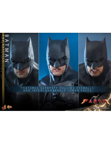 es::The Flash Set de figuras 1/6 Batman & Batcycle Hot Toys 30 cm